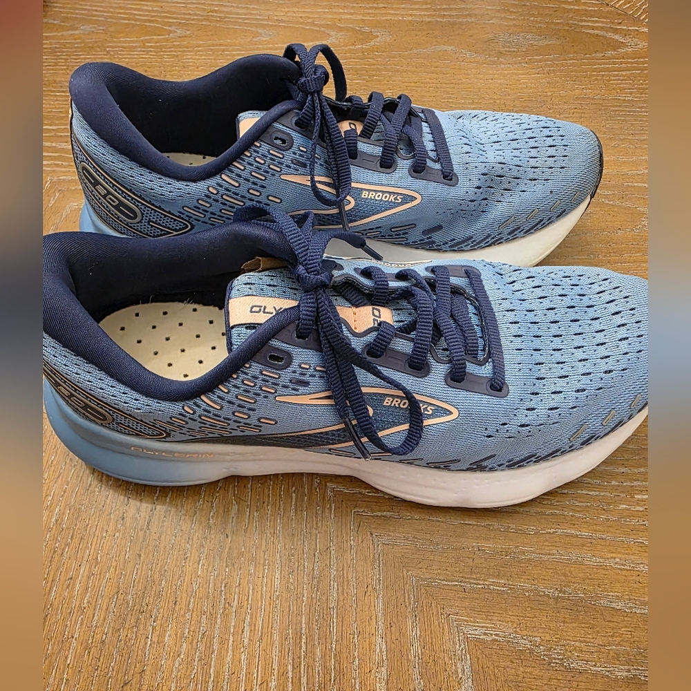 Brooks Glycerin 20 Blue Running Shoes Size 9.5